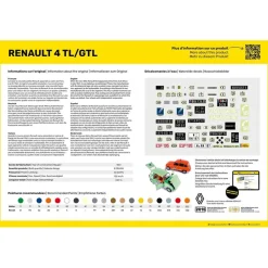 Maquette Voiture : Renault 4L - Heller
