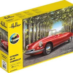 Maquette Voiture : STARTER KIT - Citroen DS 19 Cabriolet - Heller