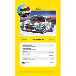 Maquette Voiture : STARTER KIT- Focus WRC'01 - Heller