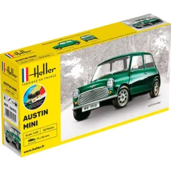 Maquette voiture : Starter kit : Austin Mini - Heller
