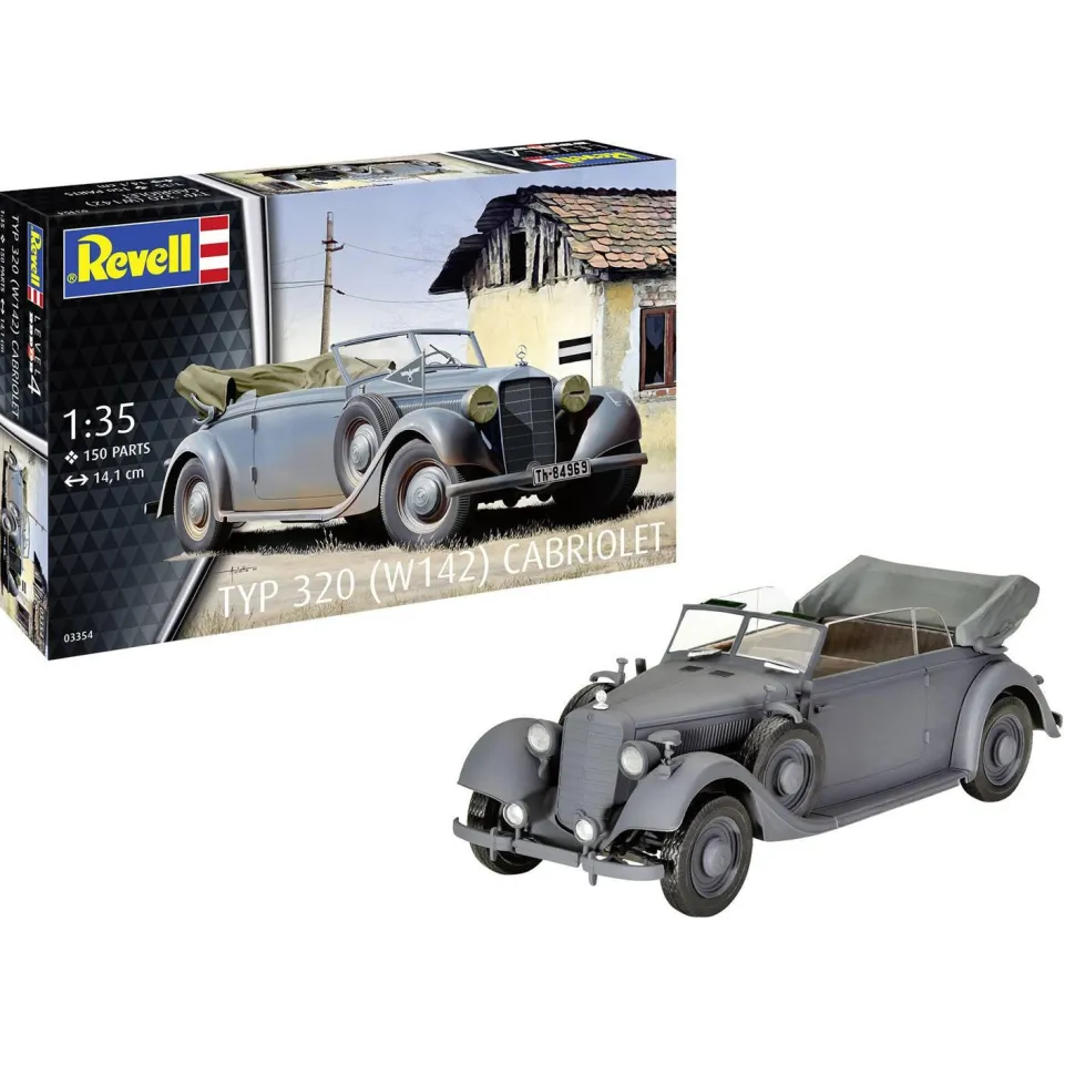 Maquette voiture : Type 320 (W142) Cabriolet - Revell