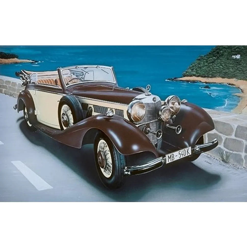 Maquette voiture : Mercedes Benz 540K - Italeri