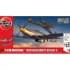 Maquettes : P-51D Mustang vs Bf109F-4 Dogfight Double - Airfix