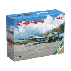 Maquettes Aérodrome militaire soviétique des années 1980 : MIG29, APA-50M (ZiL-131), ATZ-5 SovPAG-14 - ICM