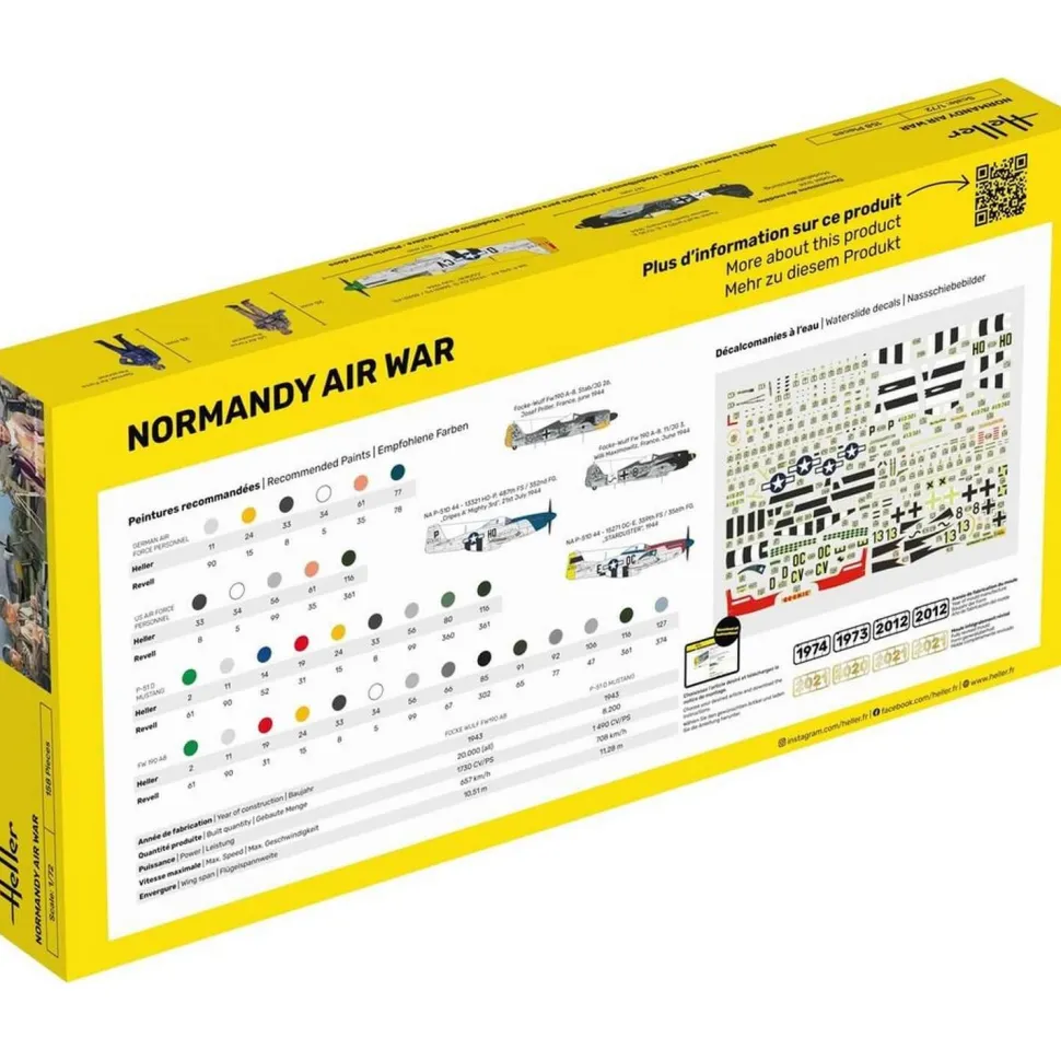 Maquettes avions : Normandy Airwar - Heller