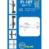 Maquettes avions : Set 12 mini avions Fi-167 - Trumpeter