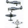 Maquettes avions : Set mini avions Douglas SBD-3 Dauntless - Trumpeter