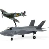 Maquettes avions : Then and Now : Spitfire Mk.Vc et F-35B Lightning II - Airfix