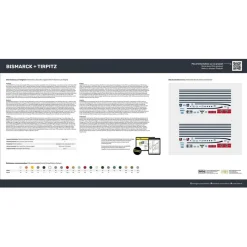 Maquettes bateaux : Collection historique : Starter Kit : Bismarck et Tirpitz - Heller