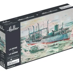 Maquettes bateaux : Collection historique : La Seine et La Saone - Heller