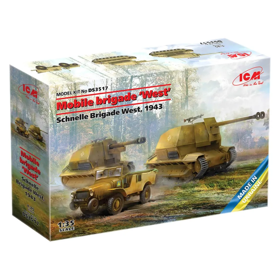 Maquettes militaires : Brigade mobile « Ouest » (Brigade Schnelle Ouest), 1943 - ICM