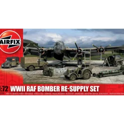 Maquettes véhicules militaires et accessoires : WWII RAF Bomber Re-supply Set - Airfix