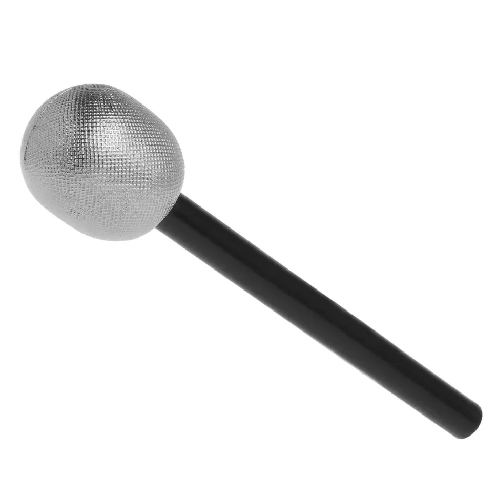 Microphone Argenté - RueDeLaFete