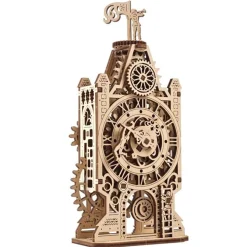 Mini Maquette en bois : Ancienne tour d'horloge - Ugears