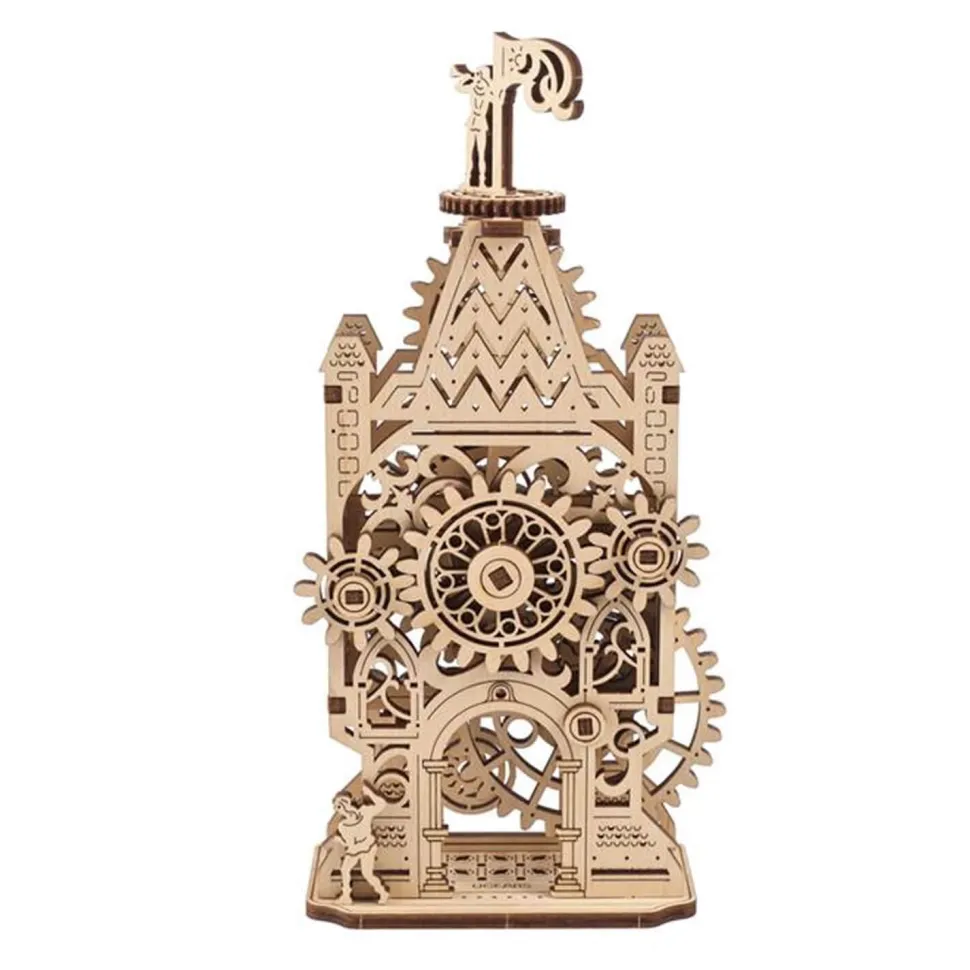 Mini Maquette en bois : Ancienne tour d'horloge - Ugears