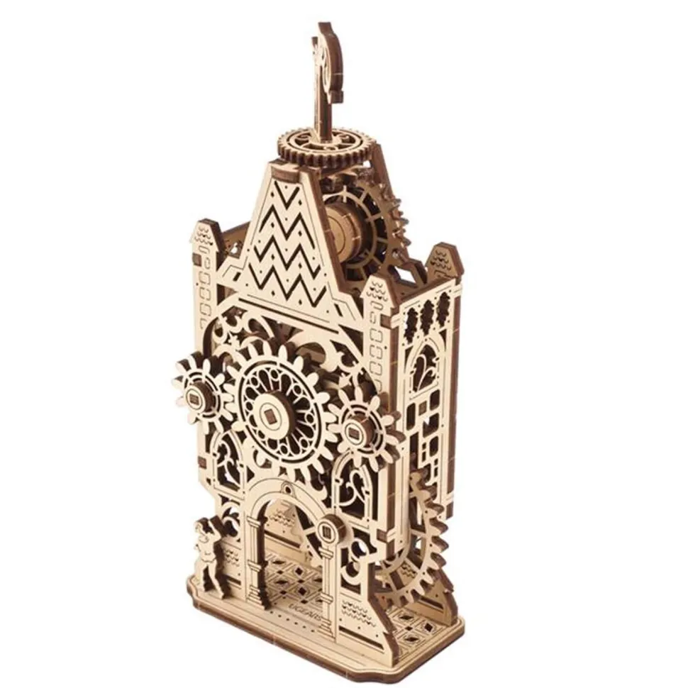 Mini Maquette en bois : Ancienne tour d'horloge - Ugears