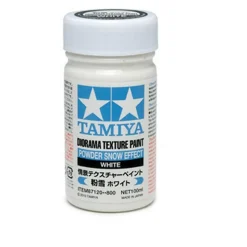 Modélisme : Peinture effet sol poudre imitation neige - Tamiya