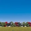 Modélisme : Végétation : 12 buissons de différentes couleurs - Faller