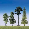 Modélisme : Végétation : Assortiment de 15 arbres de forêt - Faller