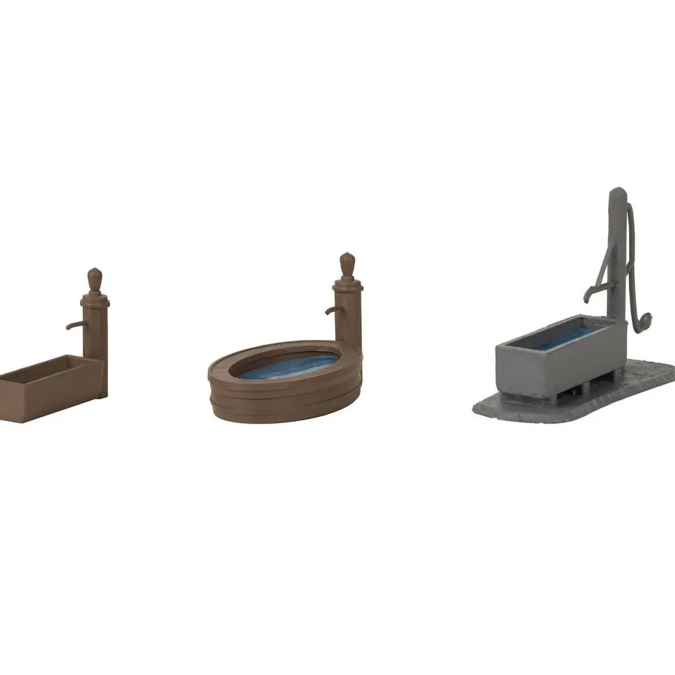 Modélisme HO : 3 Fontaines de village - Faller