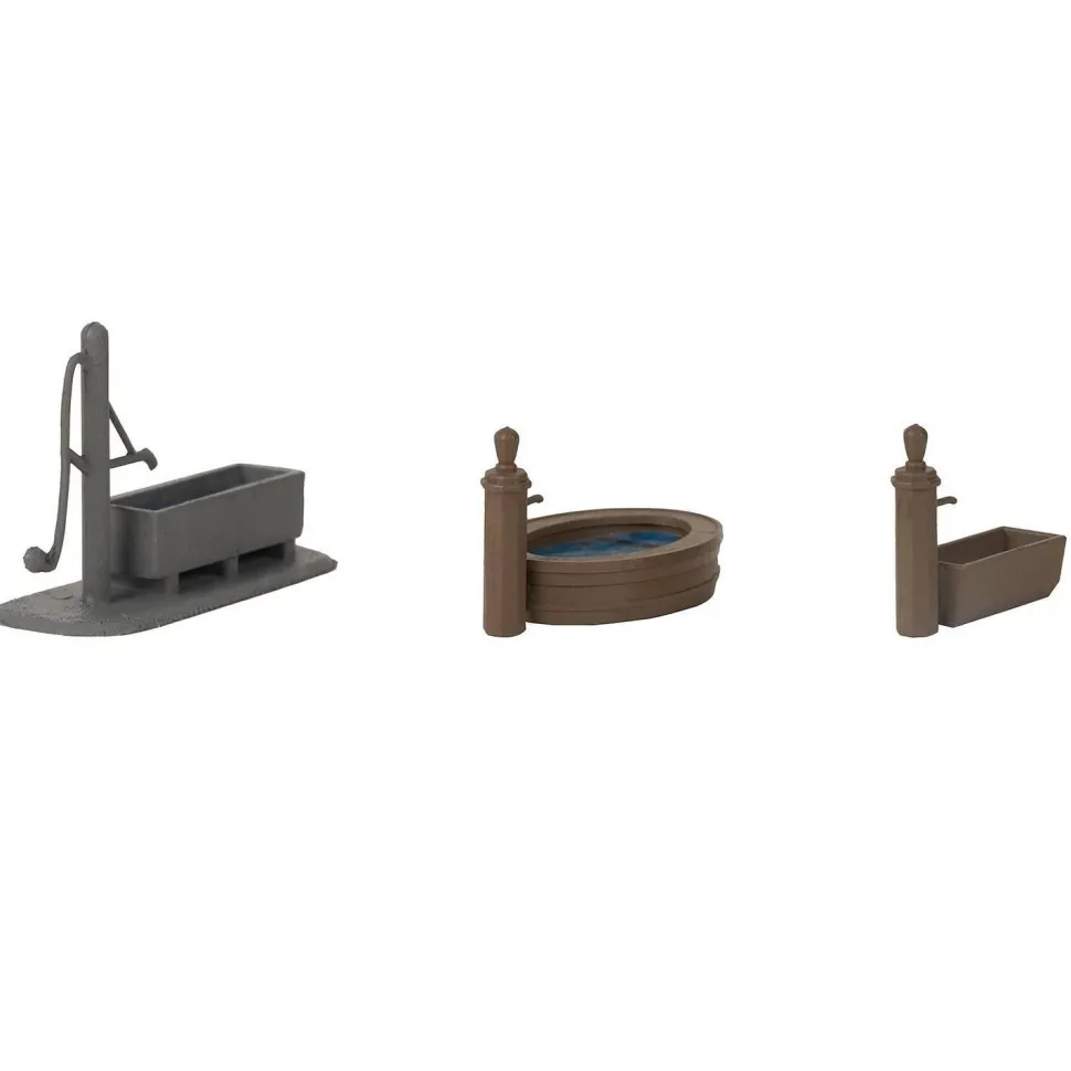 Modélisme HO : 3 Fontaines de village - Faller