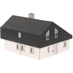 Modélisme HO : Maison toit en panneaux - Faller