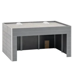 Modélisme HO : Abri pour véhicules, Systeme constructif - Faller