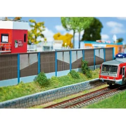 Modélisme HO : Accessoires de décor : Mur anti-bruit - Faller