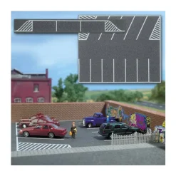 Modélisme HO : Accessoires de décor : Parking - Busch
