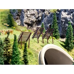 Modélisme HO : Accessoires de décor : Construction contre les avalanches - Faller