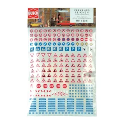 Modélisme HO : Accessoires de décor : Panneaux de signalisation - Busch