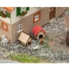 Modélisme HO : Accessoires de décor : Niches de chiens - Faller