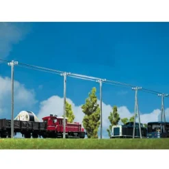 Modélisme HO : Accessoires de décor : Poteaux télégraphiques - Faller