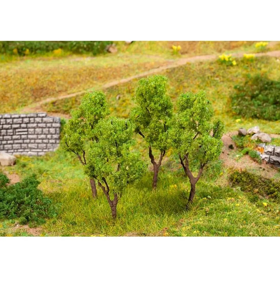Modélisme HO : Assortiment de 4 arbres - Faller