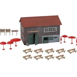 Modélisme HO : Auberge de vigneron saisonnière - Faller