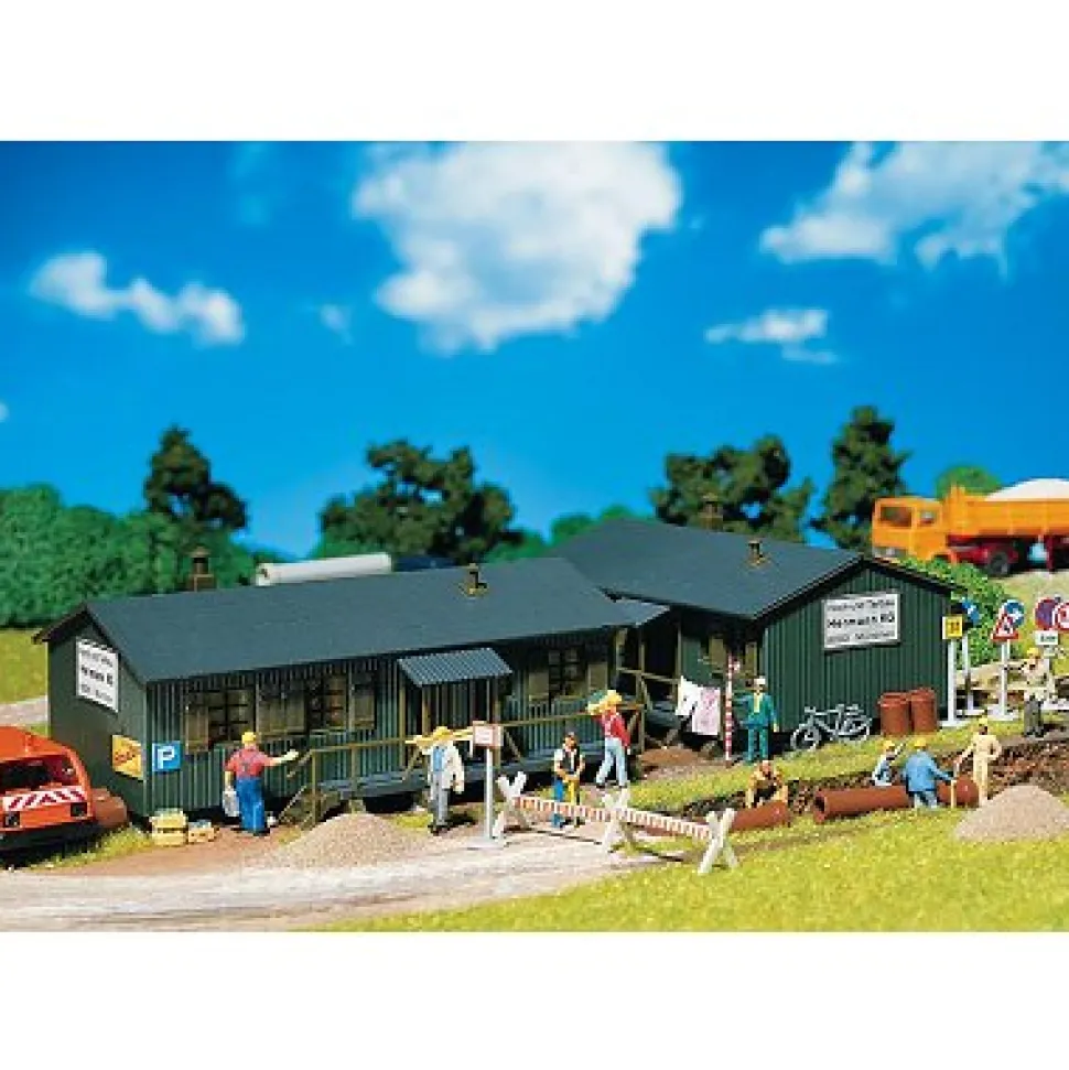 Modélisme HO : Baraque de chantier imitation bois - Faller