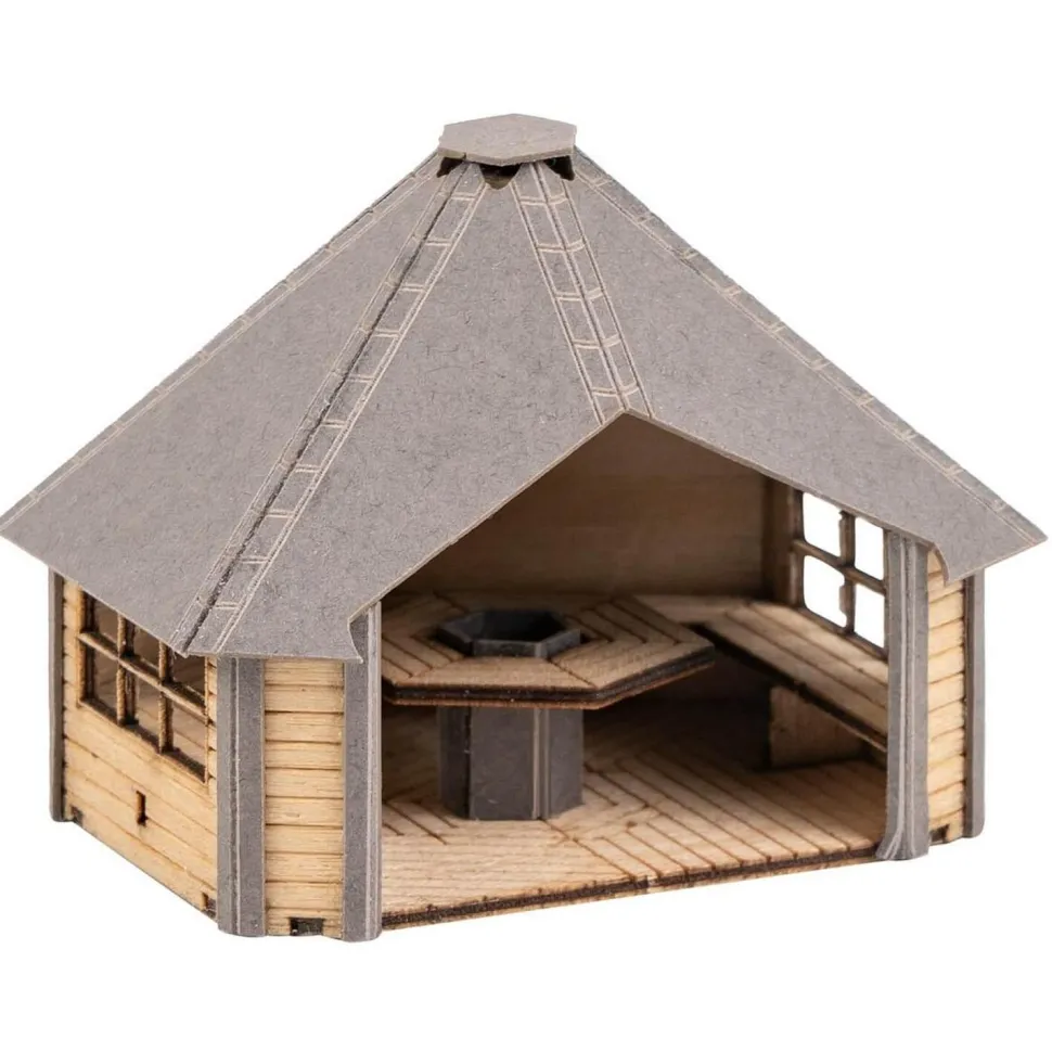 Modélisme HO : Cabane à barbecue - Faller