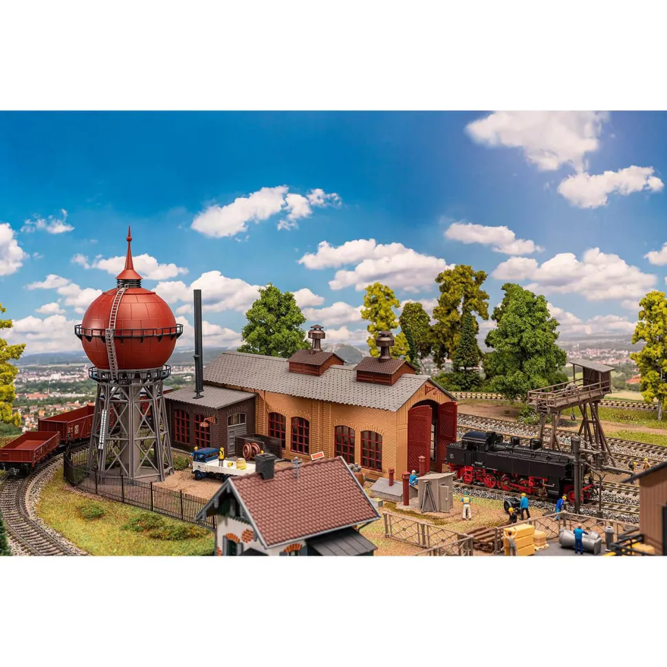 Modélisme HO : Coffret Petit dépôt ferroviaire - Faller