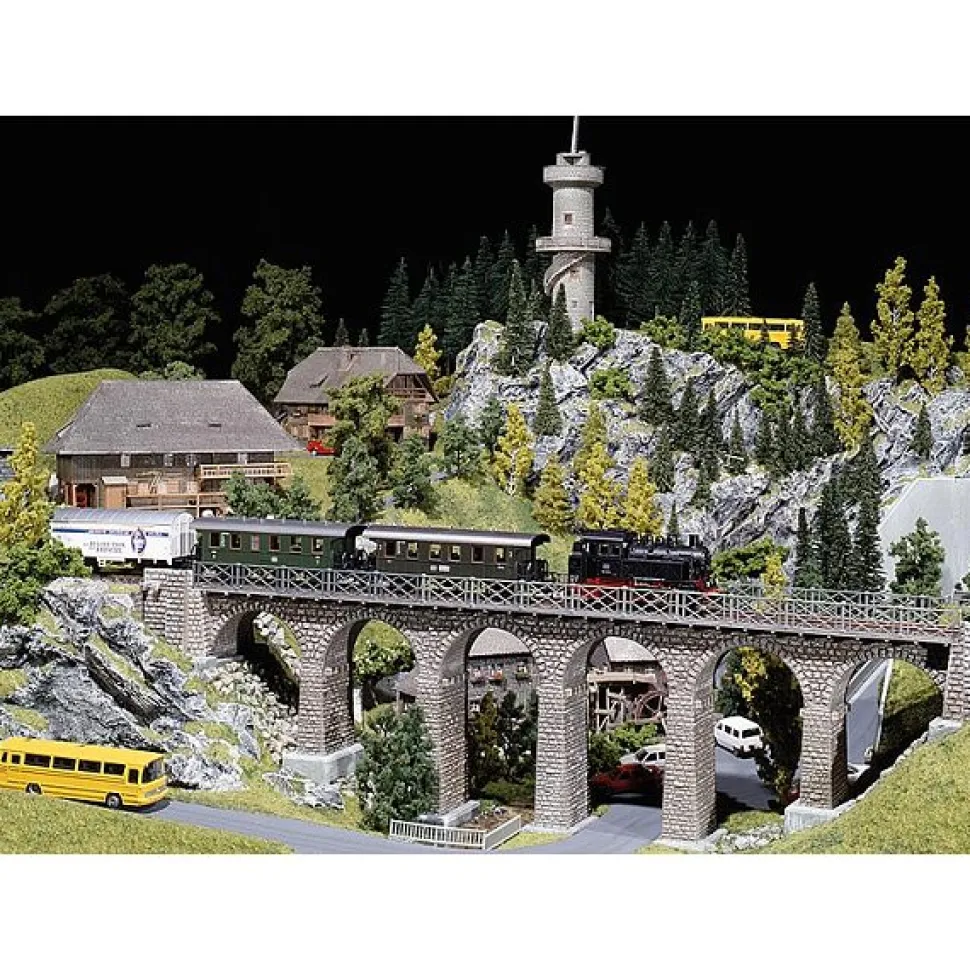 Modélisme HO : Courbe supérieure de viaduc - Faller