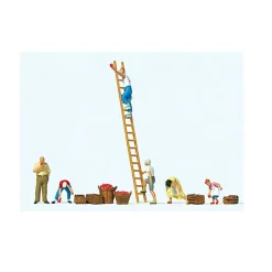 Modélisme HO : Figurines - Ceuillette des Pommes - Preiser