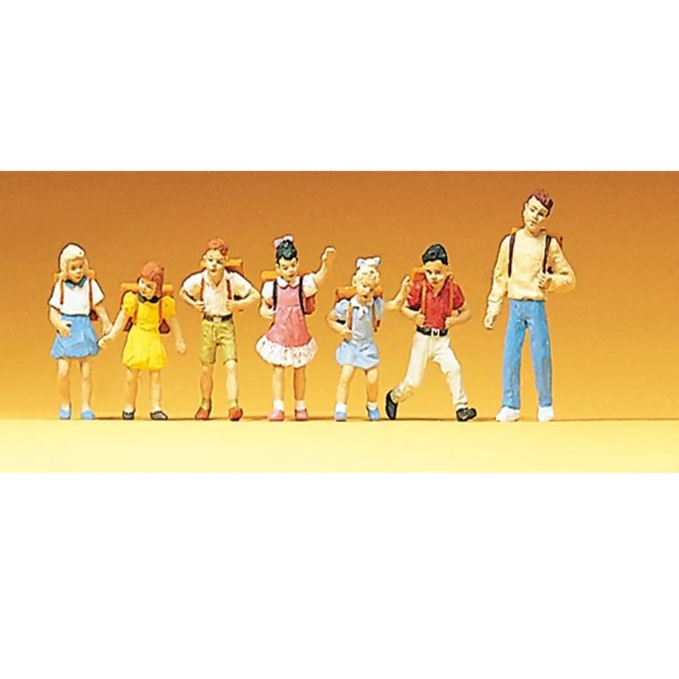 Modélisme HO : Figurines - Ecoliers - Preiser