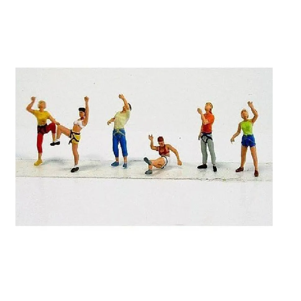 Modélisme HO : Figurines : Sportifs faisant de l'escalade - Preiser
