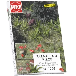 Modélisme HO : Fougères et Champignons - Busch