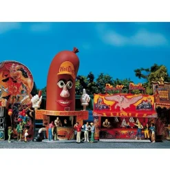 Modélisme HO : Fête foraine : 2 stands de foire - Faller