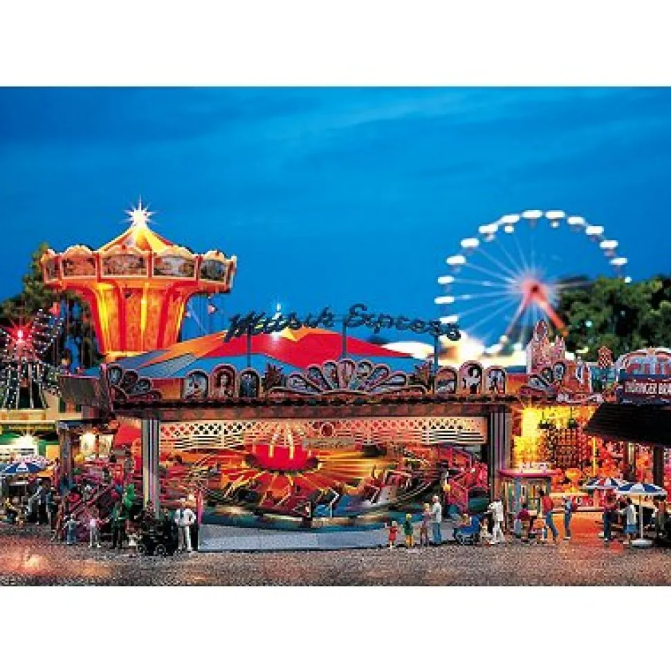 Modélisme HO : Fête foraine : Manège Express musique - Faller