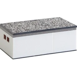 Modélisme HO : Garage double avec pièces de commande - Faller