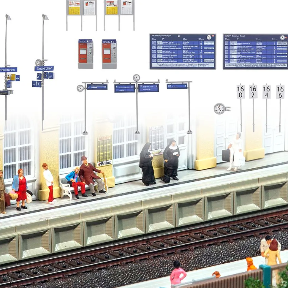 Modélisme HO : Quai moderne pour voie C - Faller