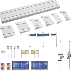 Modélisme HO : Quai moderne pour voie C - Faller