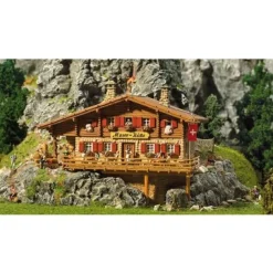 Modélisme HO : Refuge de haute montagne Chalet Moser - Faller