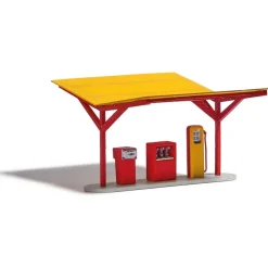 Modélisme HO : Station-service Minol - Busch